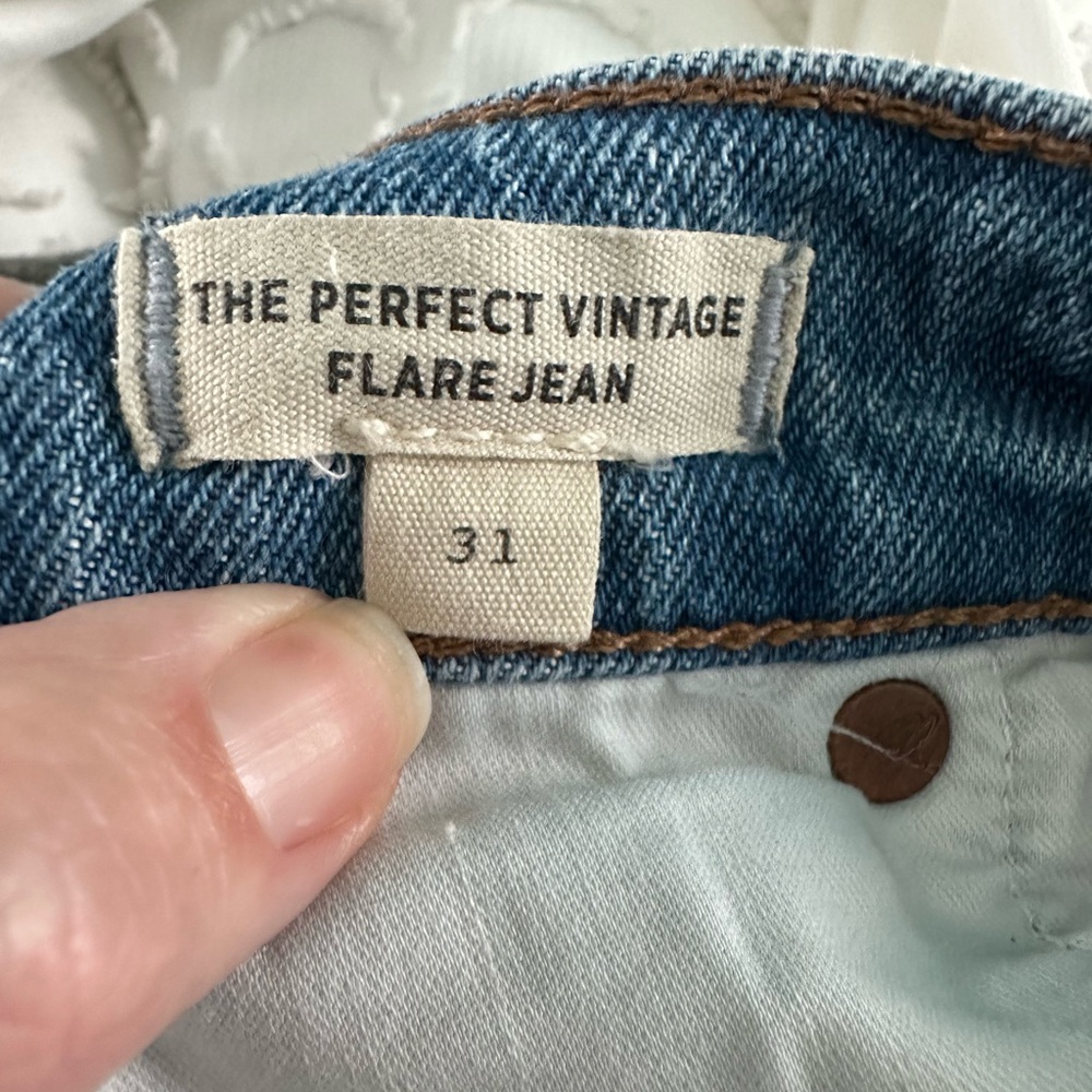 Madewell “The Perfect Vintage Flare” in like new condition.